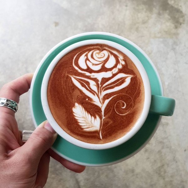 Рисунки на кофе в домашних условиях