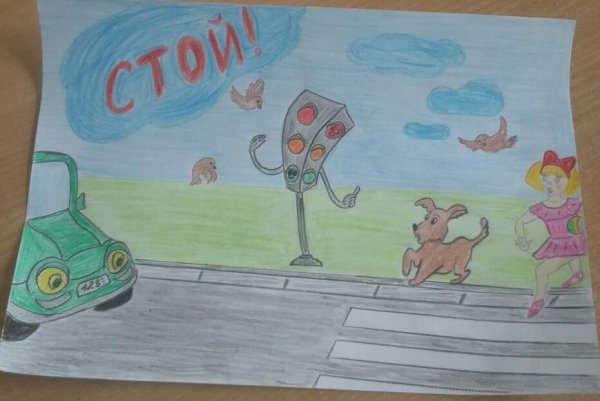 Рисунки ПДД Смешарики