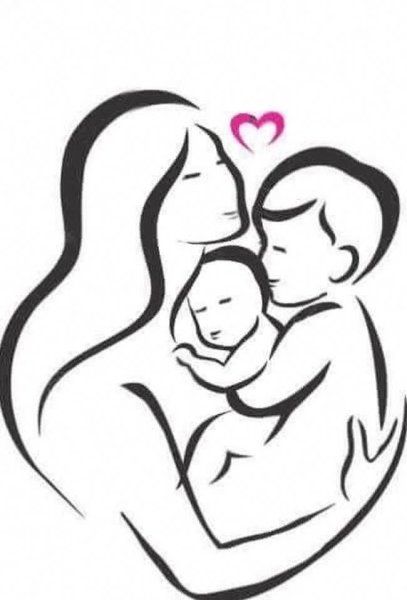 Рисунки к Дню матери для срисовывания