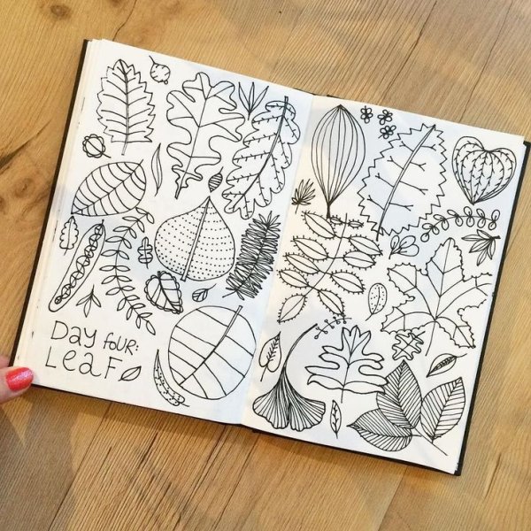 Рисунки в скетчбук