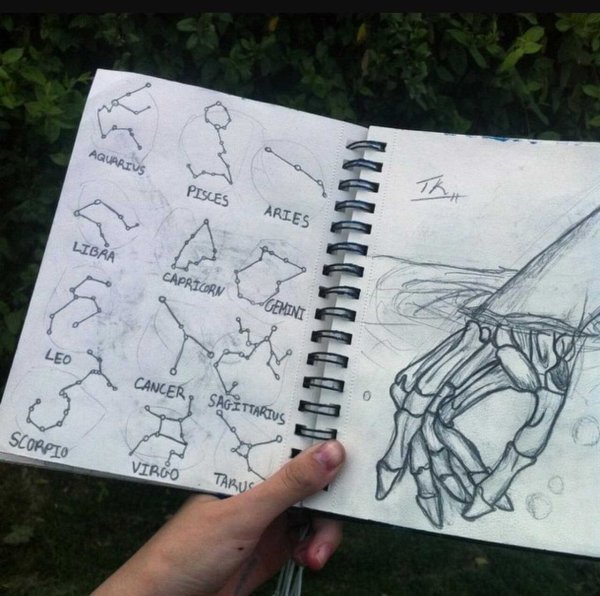 Идеи для рисунков в скетчбуке