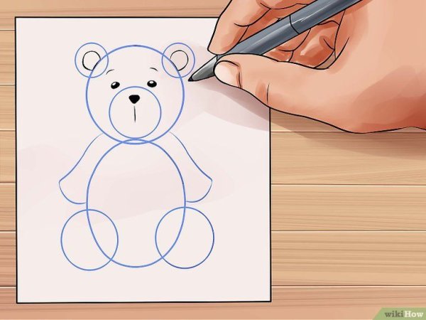 Картинки для срисовки мишки