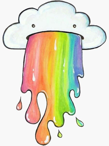 Необычные рисунки красками