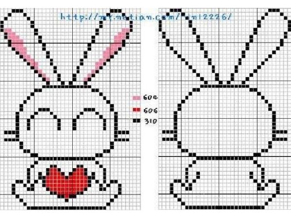 Простые схемы для вышивания крестиком