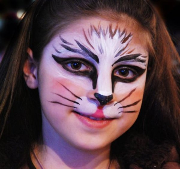 Грим кота детский