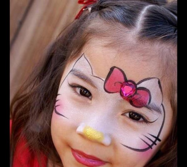 Аквагрим черный кот