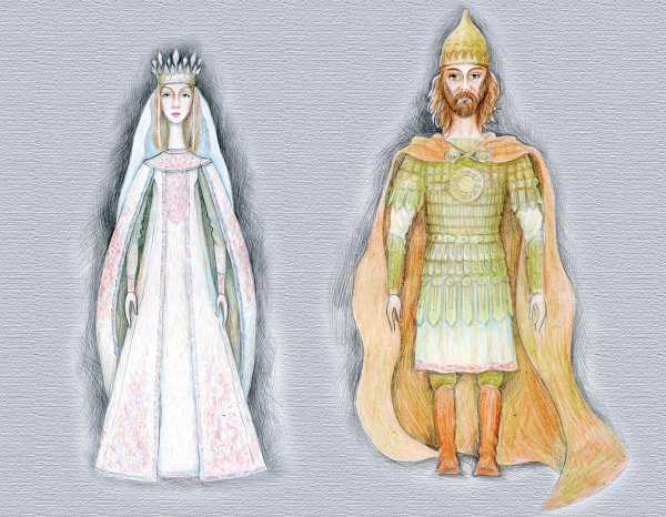 Костюм из оперы Руслан и Людмила костюм Людмилы