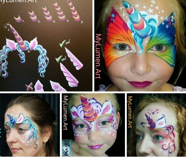 Аквагрим бабочка