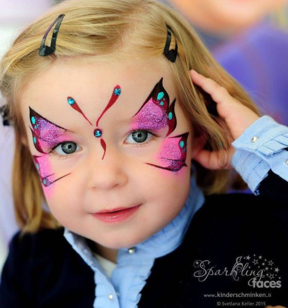 Аквагрим бабочка