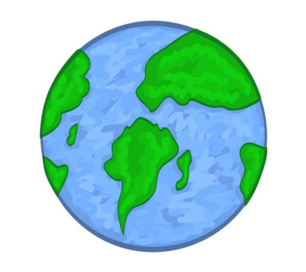 Земля в космосе для детей