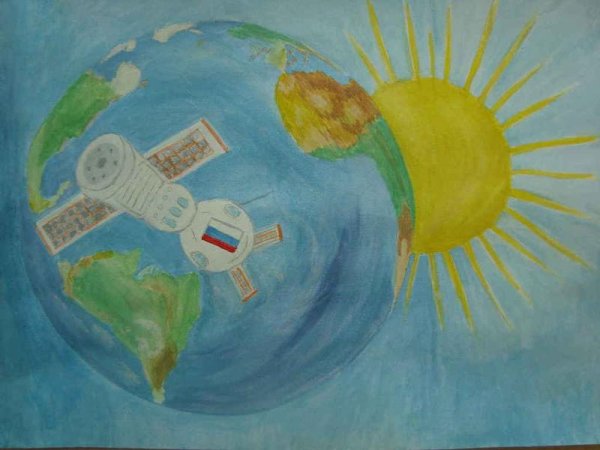 Земля рисунок