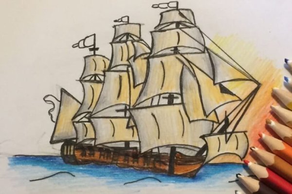 Морской пейзаж легкий