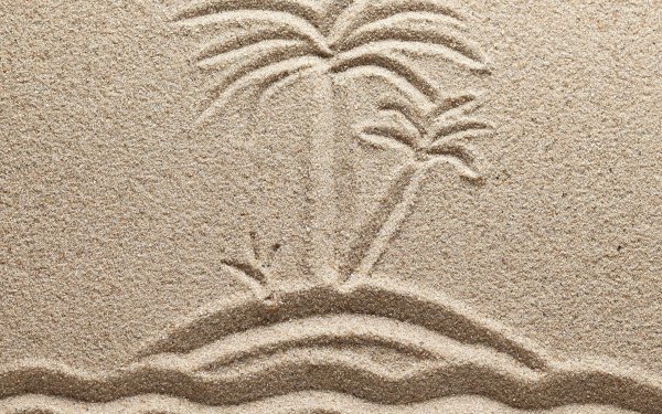 Рисование песком