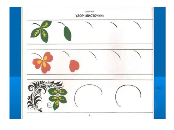 Хохломская роспись элементы узора