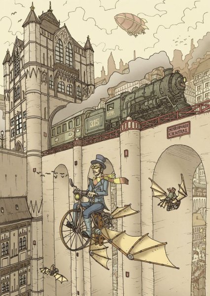 Дизельпанк Жюль Верн