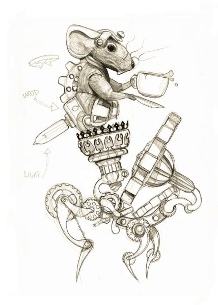 Стимпанк в графике