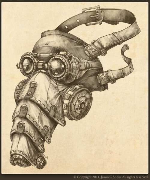 Тату рыбы стимпанк