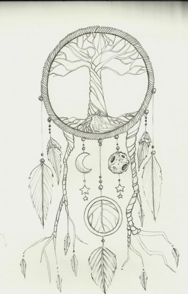 Ловец снов рисунок