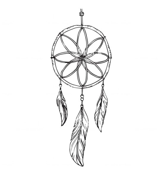 Ловец снов эскиз простой