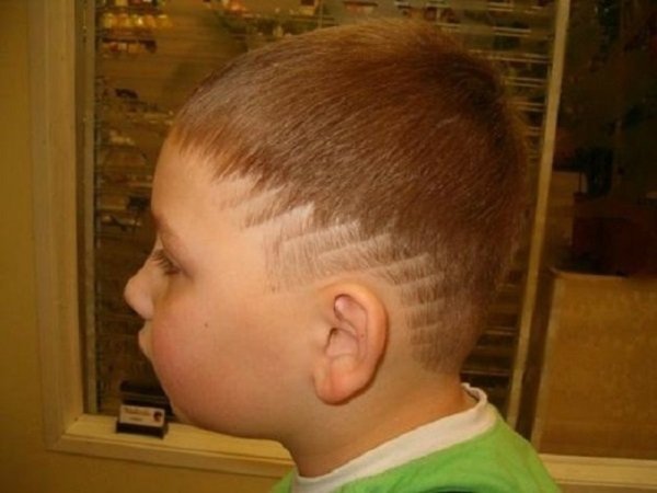 Рисунки на голове для мальчиков