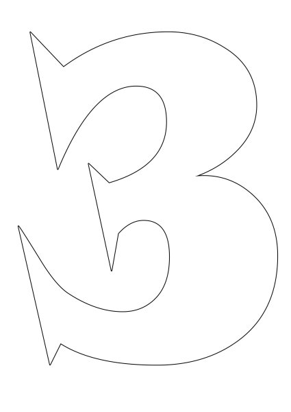 Буква з раскраска