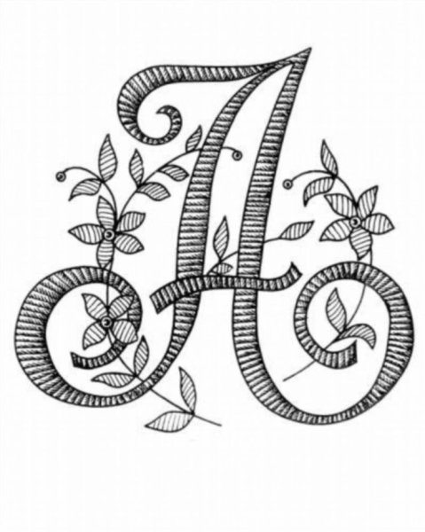 Вензельная буква ф