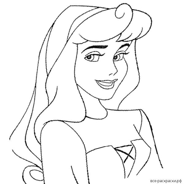 Нарисовать спящую красавицу поэтапно