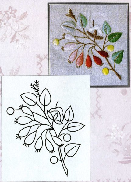 Вышивка гладью схемы