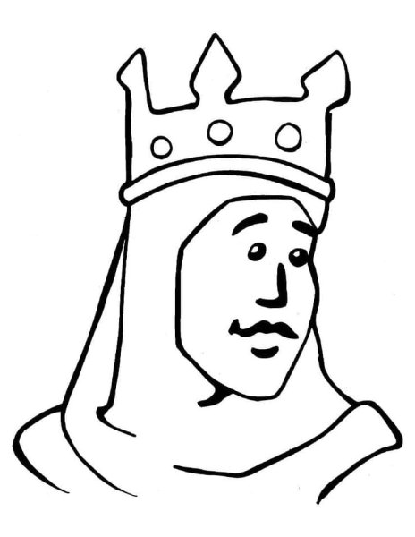 Царь раскраска