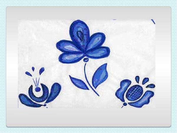 Роспись кувшинчиков рисование старшая группа Гжель