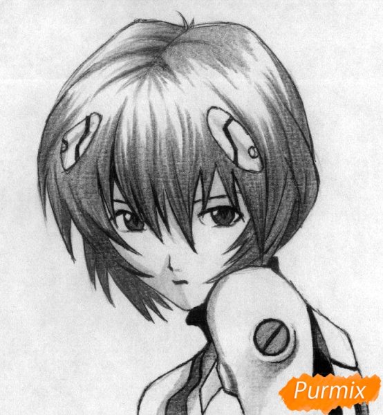 Аянами Рей поэтапно