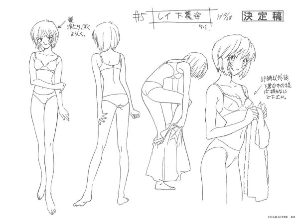 Нарисовать Евангелион персонажей