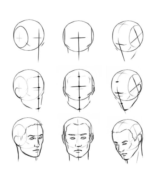 Рисование головы