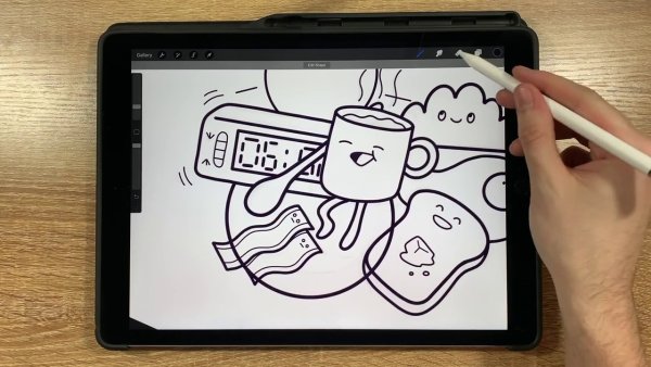 Рисунки на айпаде легкие