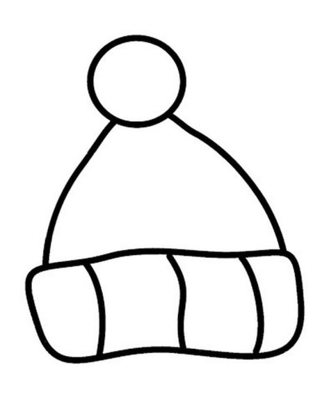 Шапка раскраска