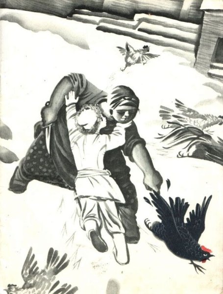 Погорельский черная курица рисунок