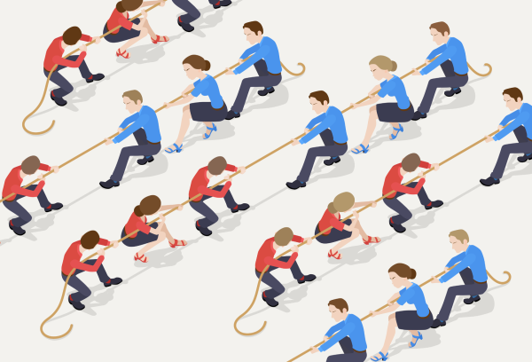 Перетягивание каната раскраска