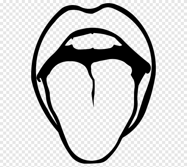 Мультяшную картинку с языком