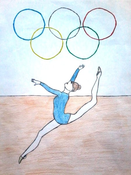 Рисунок на тему спорт