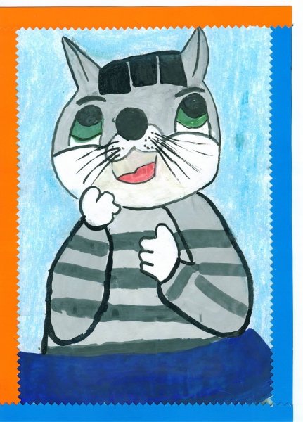 Кот Матроскин нарисовать