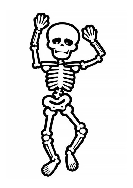 Скелет для раскрашивания ученикам