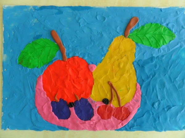 Рисование пластилином для дошкольников