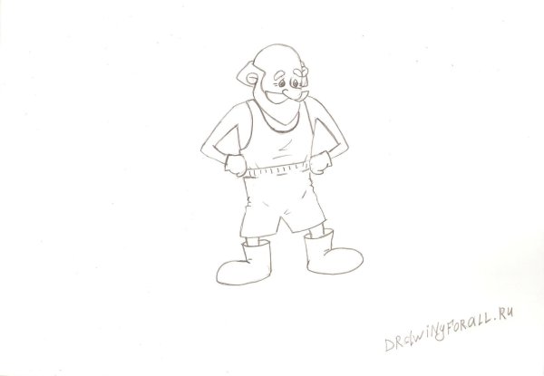 Дедушка рисунок