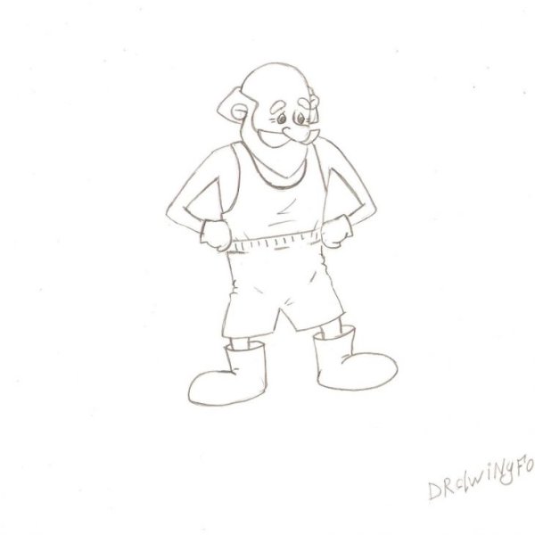 Дедушка рисунок