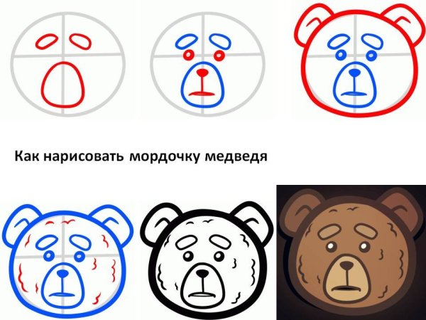 Маска медведь