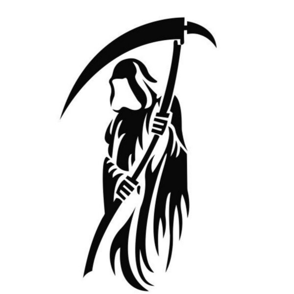 Тату с косой