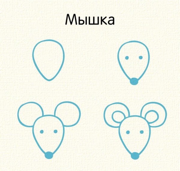 Рисование мордочек животных