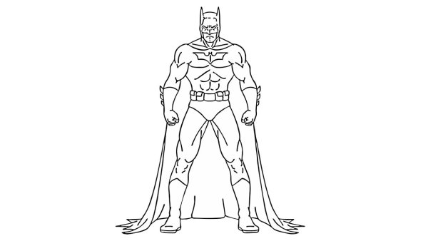 Бэтмен для рисования