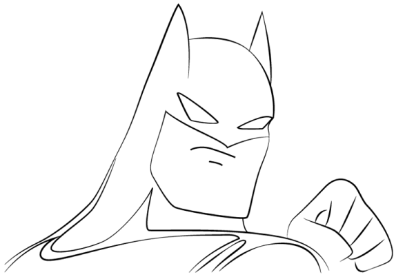 Бэтмен рисовать