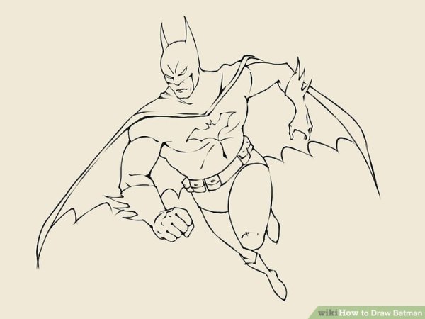 Раскраска Бэтмен с Зокельпутц